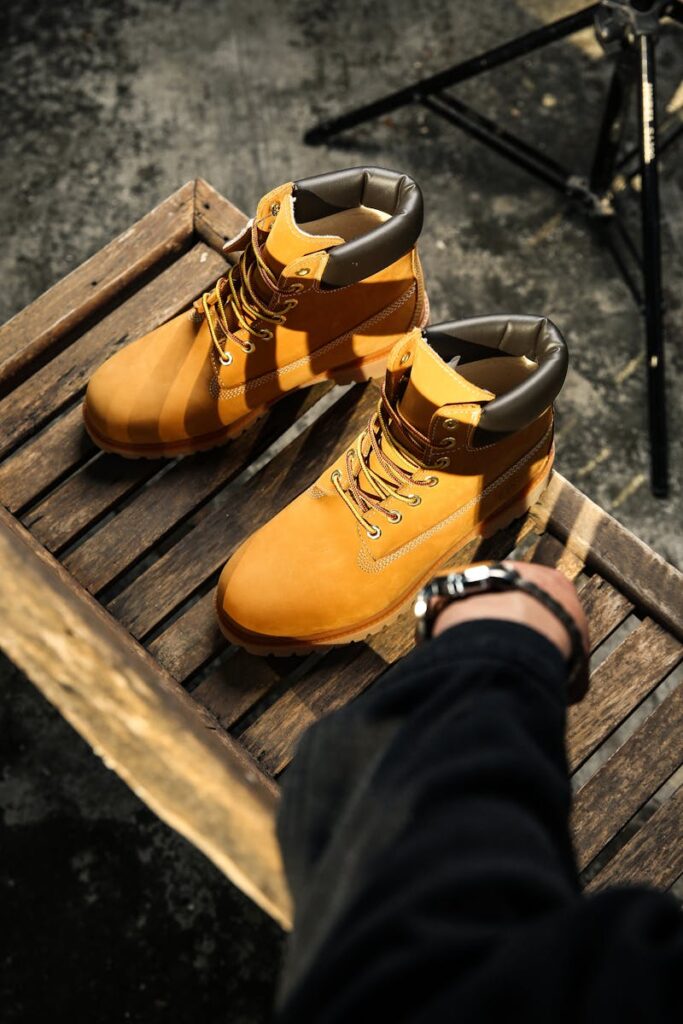 leather timberland boots