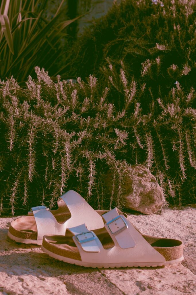 birks on the beach